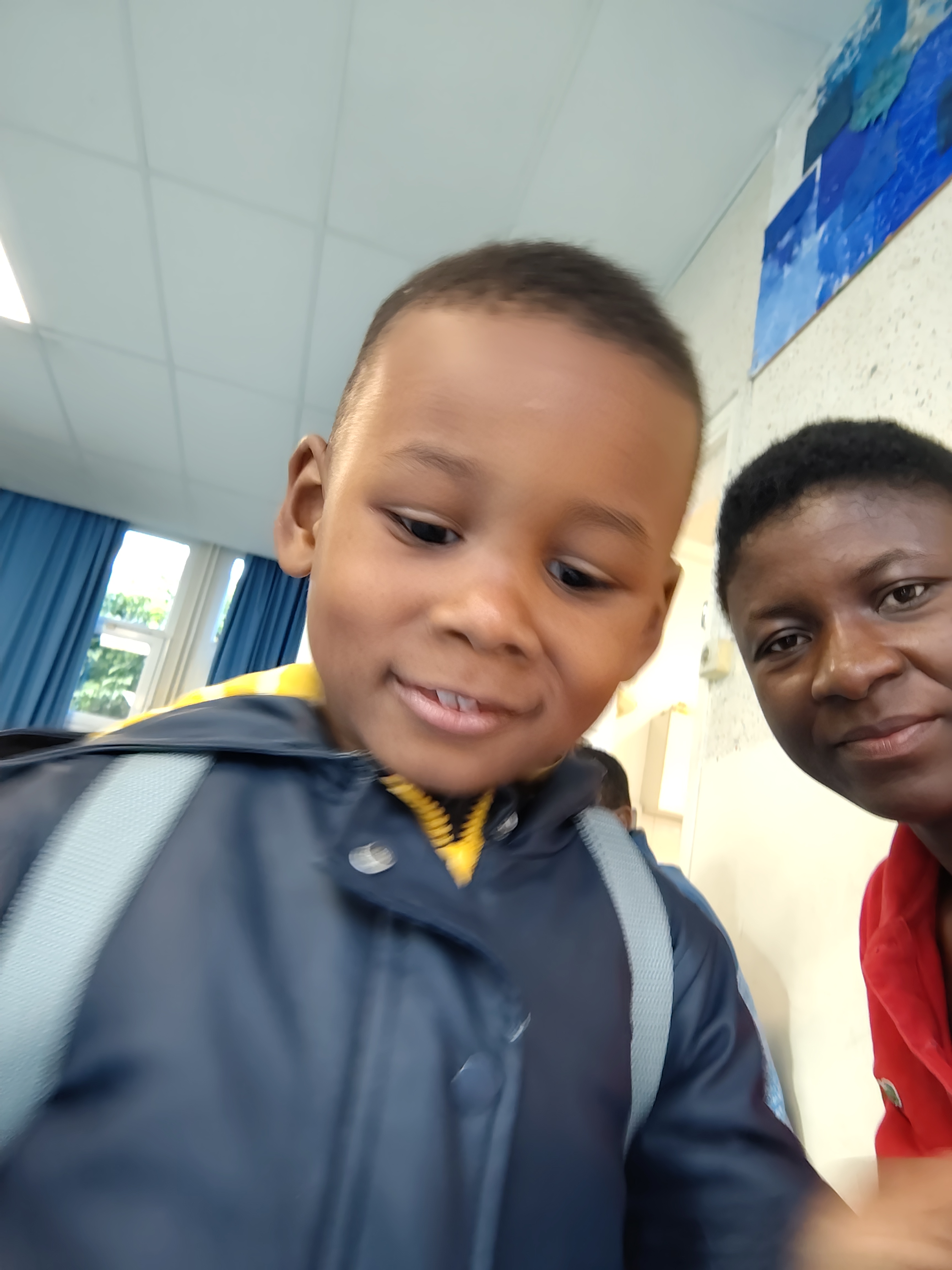 Premier jour d'école de David