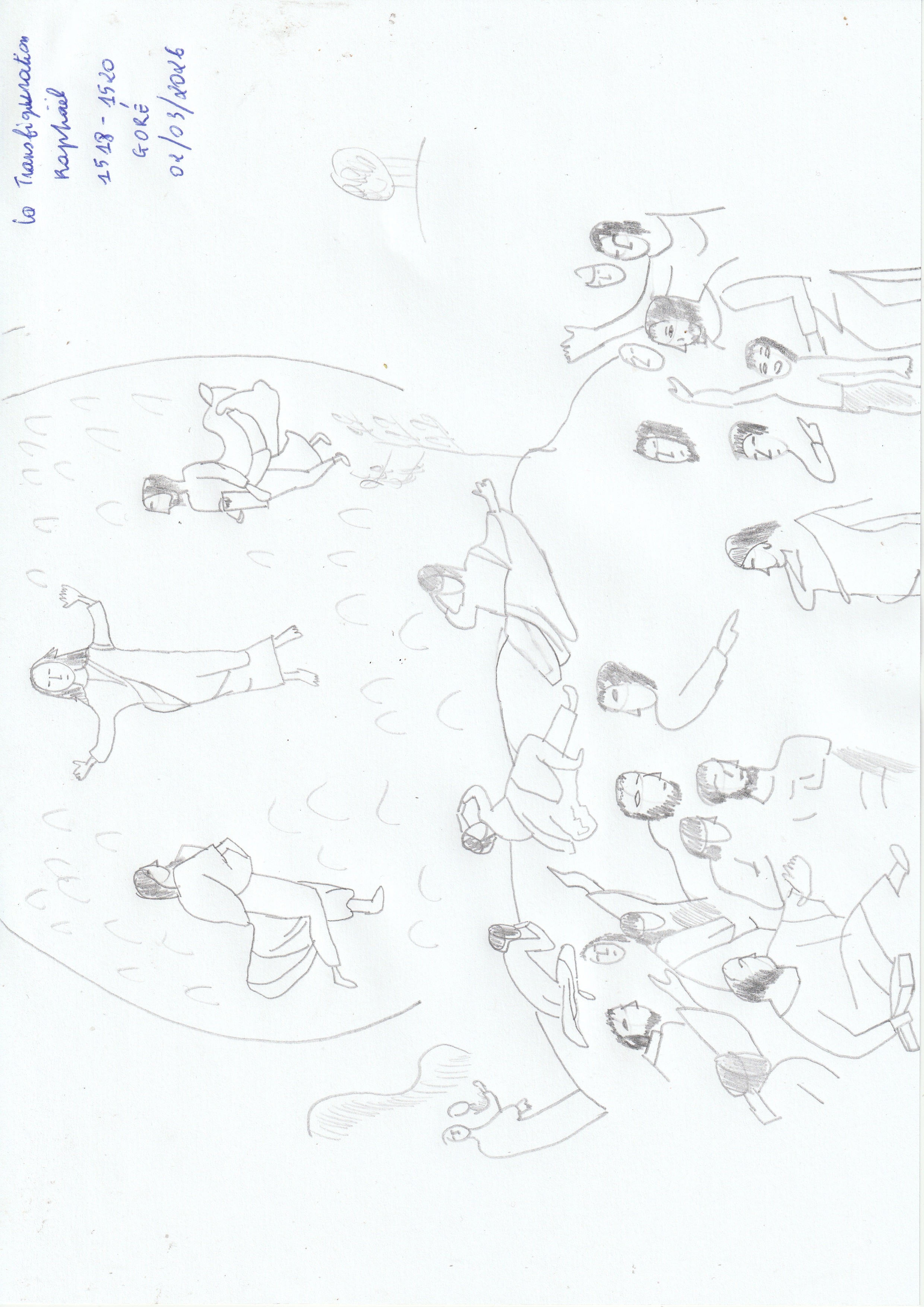 La Transfiguration, dessin de GOLI Gore Gbaka